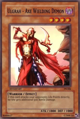 Dark Warrior Yugioh