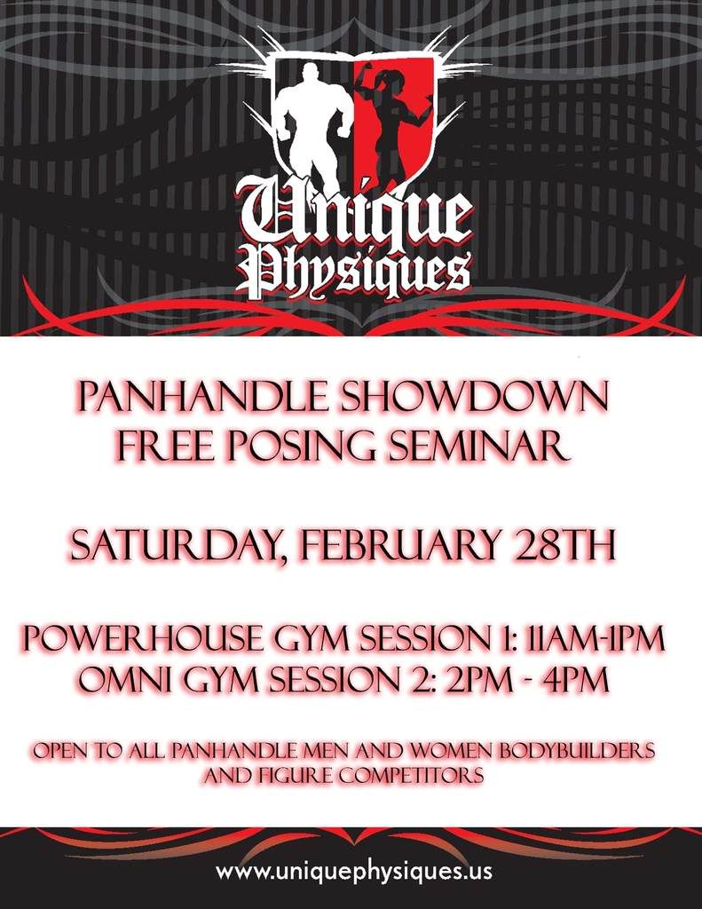 Unique Physiques Posing Seminar