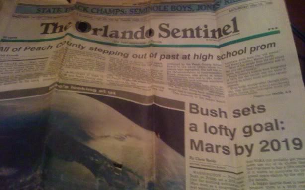 modified Orlando Sentinel newspaper