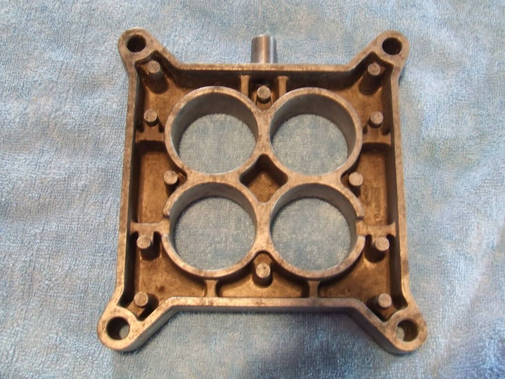 OEM aluminum carb spacer w/PCV port (new price) Vintage Mustang Forums