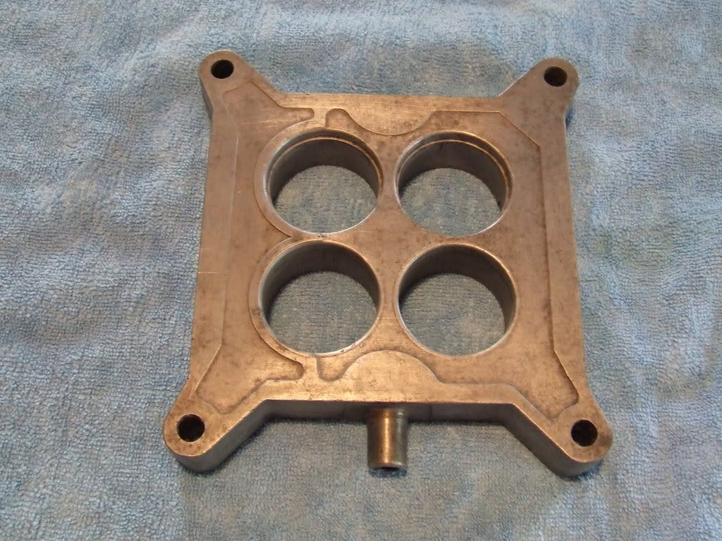 OEM aluminum carb spacer w/PCV port (new price) Vintage Mustang Forums