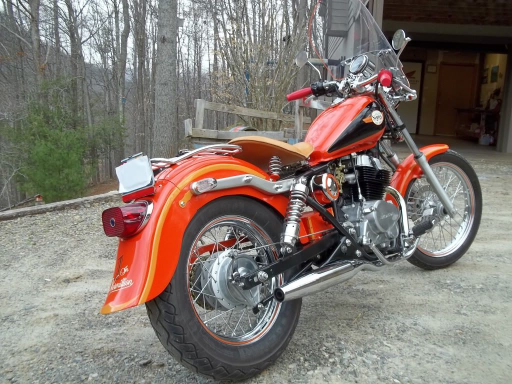 honda rebel 250 bobber rear fender