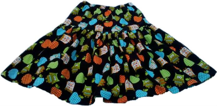 Owls Skirt (Z to A Baby)