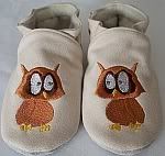 Embroidered Owl Soft Shoes