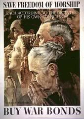 Freedom Of Worship - Norman Rockwell Pictures, Images and Photos