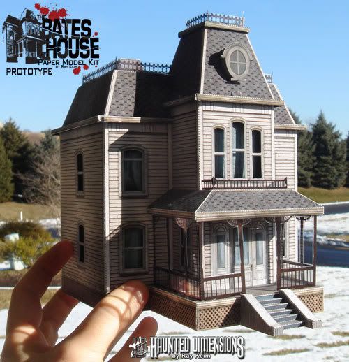 Bates house paper model Bates house paper model