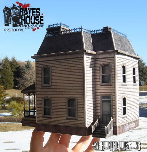 Bates house paper model Bates house paper model