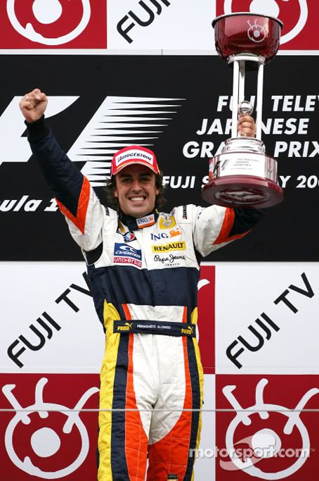 Alonso Fuji winner 2008