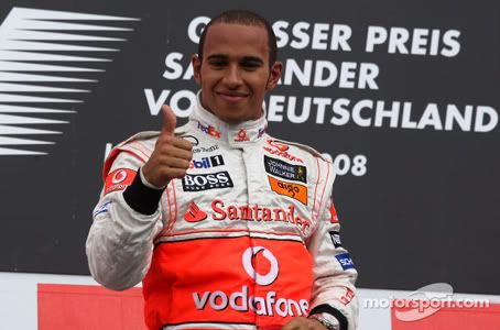 Lewis Hamilton Germany Winner 2008