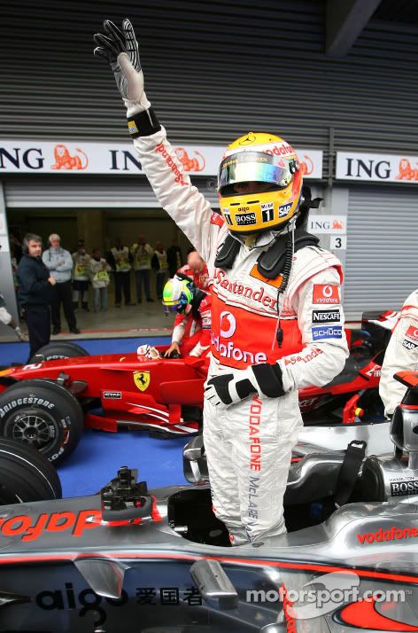 Lewis Hamilton Spa 2008