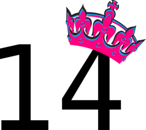 [Imagen: pink-tilted-tiara-and-number-14-md.png]