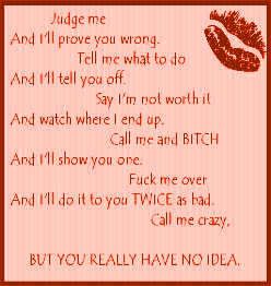 judge me and i'll prove you wrong