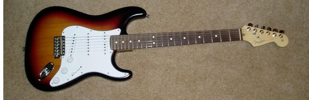 fender stratocaster sunburst wallpaper. Fender Stratocaster highway one 3 colour sunburst Image