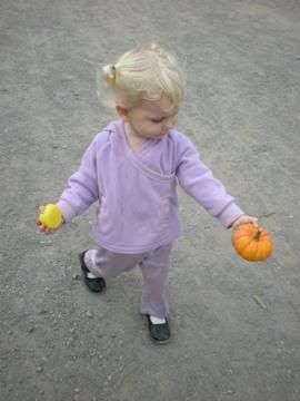 her baby pumpkin