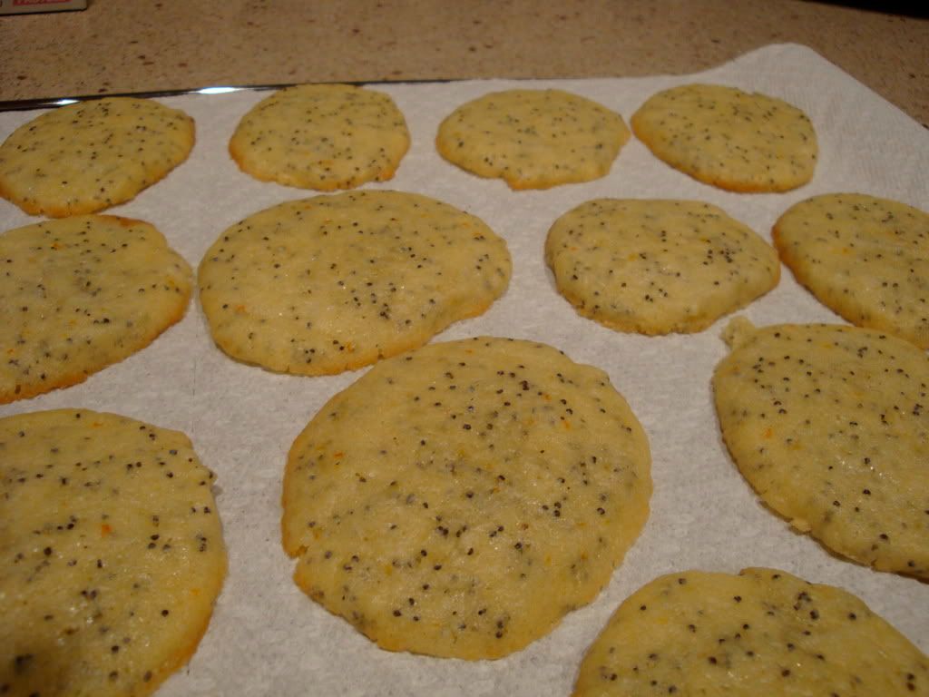 Orange Poppyseed Cookies
