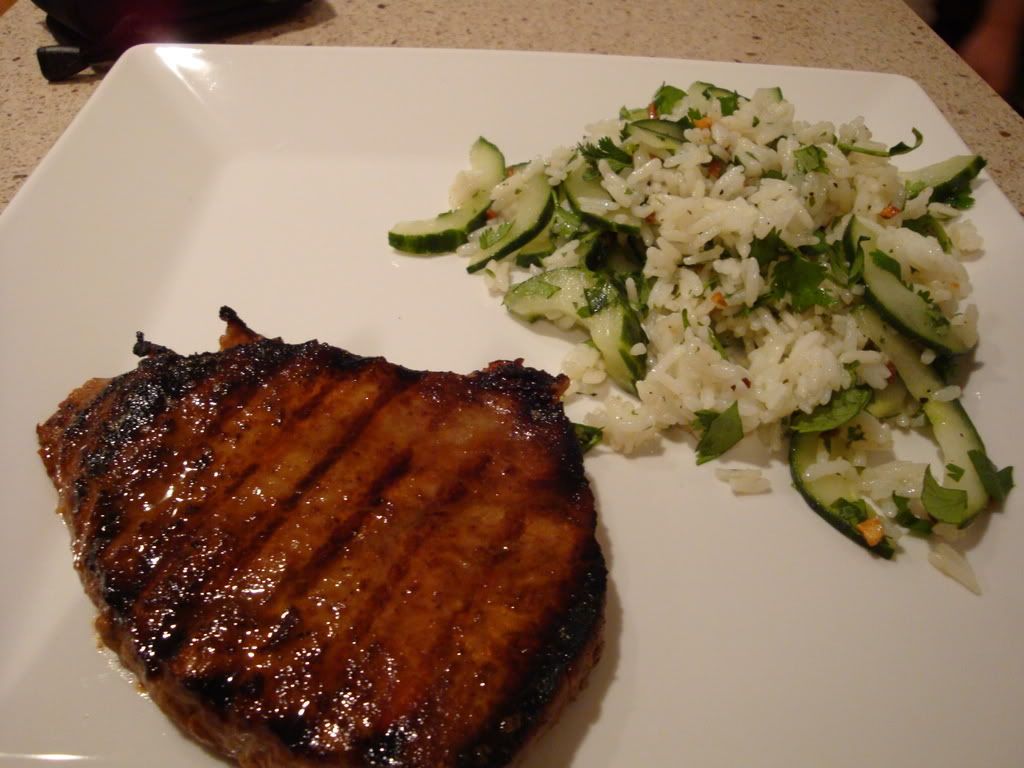 Miso Steak with Rice Salad