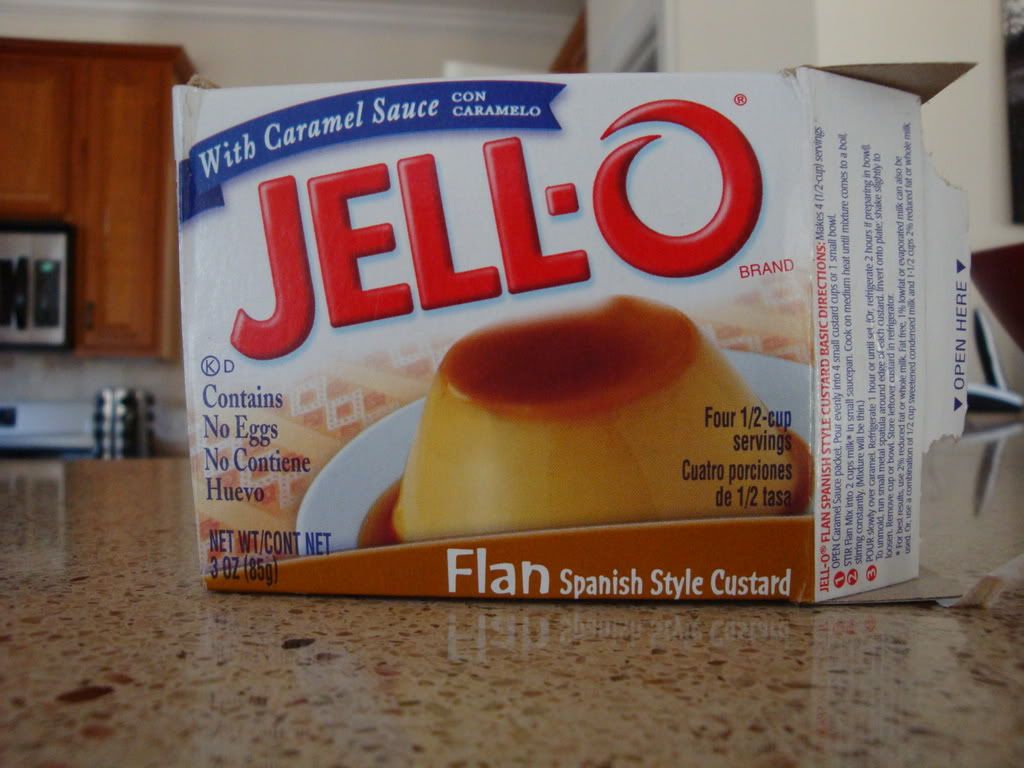 Jell-o Flan Box