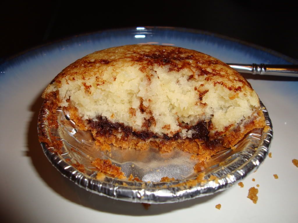 Funny Cake Pie - Inside