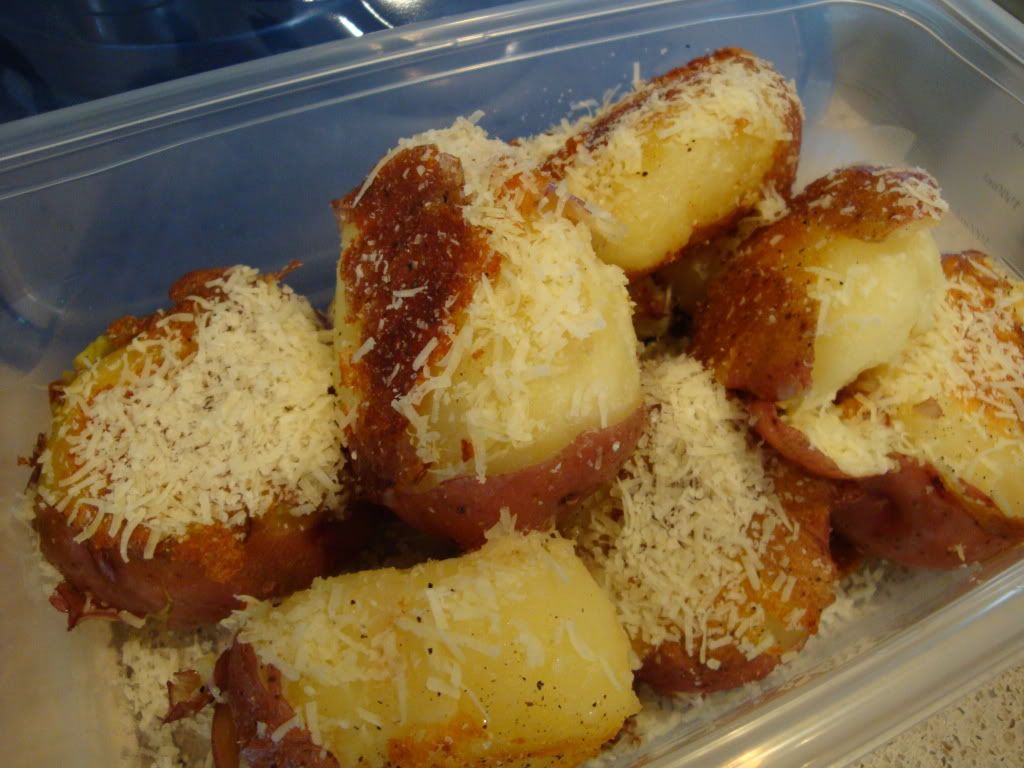 Pan-Fried Smashed Potatoes