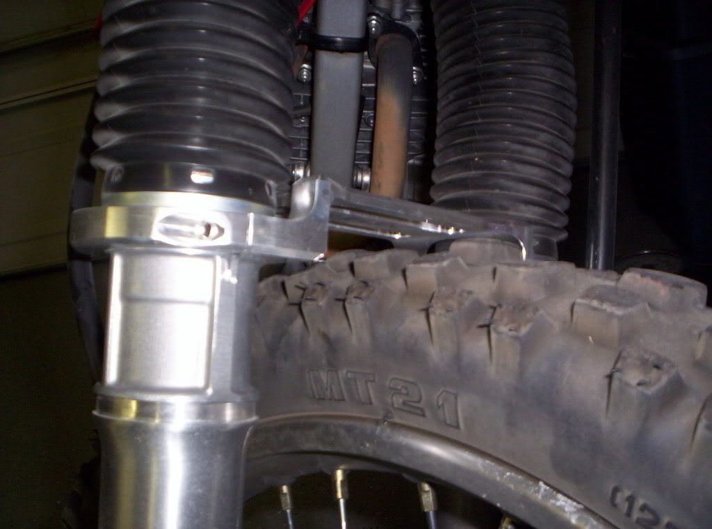 Honda 650l fork brace #7