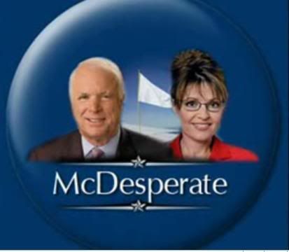 McDesparate McCain Palin Button Democrat Pictures, Images and Photos