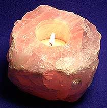 rose quartz candle holder photo: Rose Quartz Crystal Candel Holder RQ-37.jpg