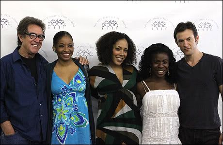 Adam Rothenberg and the cast of We Are Here
