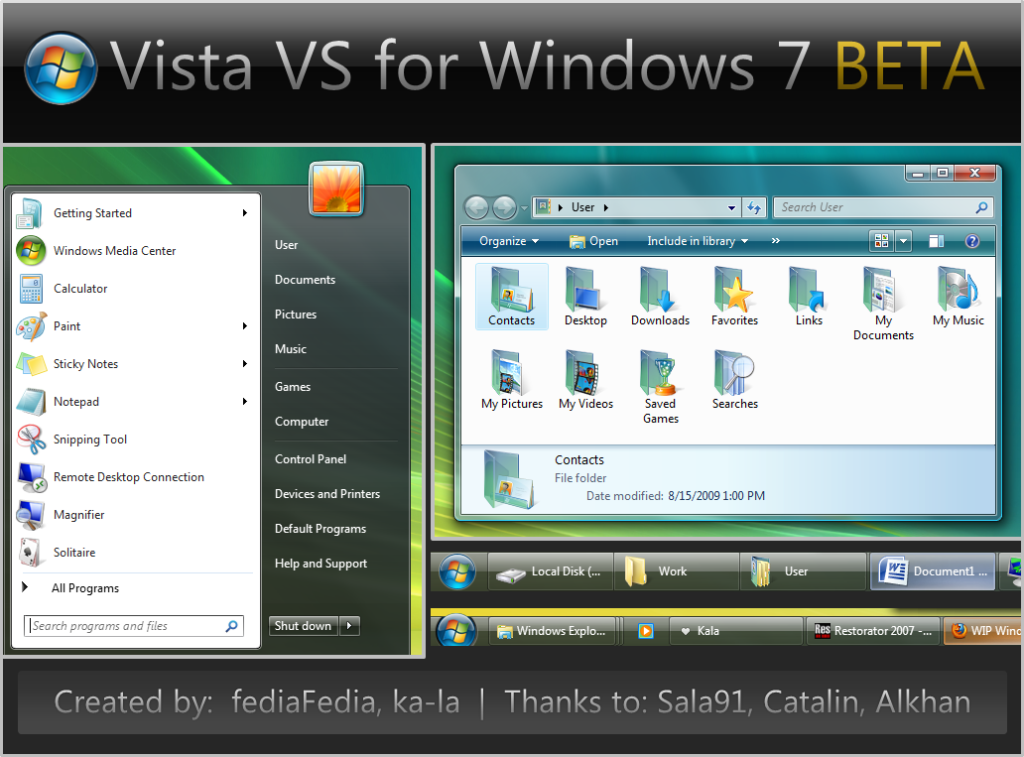 Themes For Windows Vista
