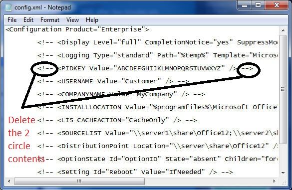 change product key of office 2007