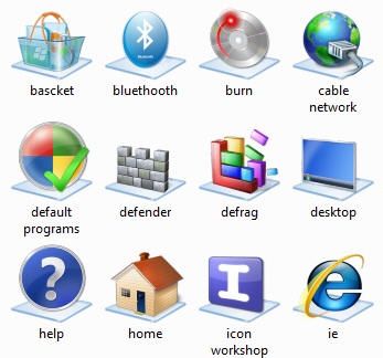 Windows 7 Icons for XP, Vista