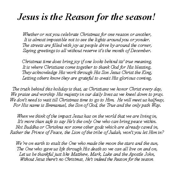 Jesus Is The Reason For the Season! Pictures, Images and Photos