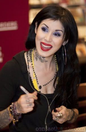 kat von d tattoos. Kat Von D hired casting agency