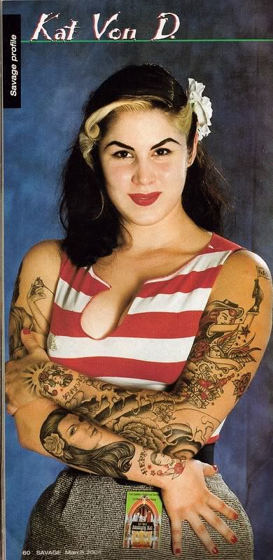 I just really really really like her with her tattoos