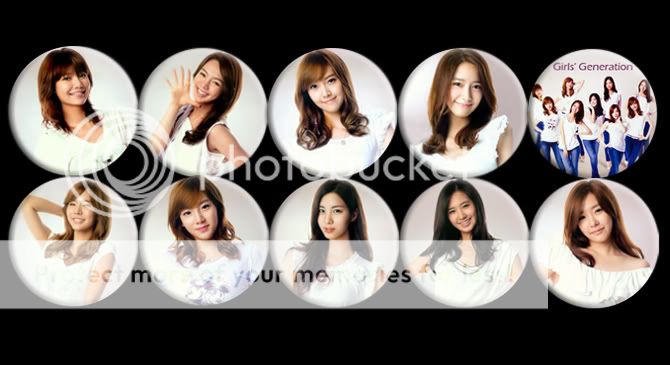 SNSD Girls Generation Taeyeon Tiffany Yuri Yoona Korea #1 Buttons Pins 