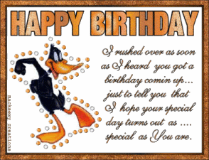 Daffy Duck Happy Birthday Pictures, Images and Photos